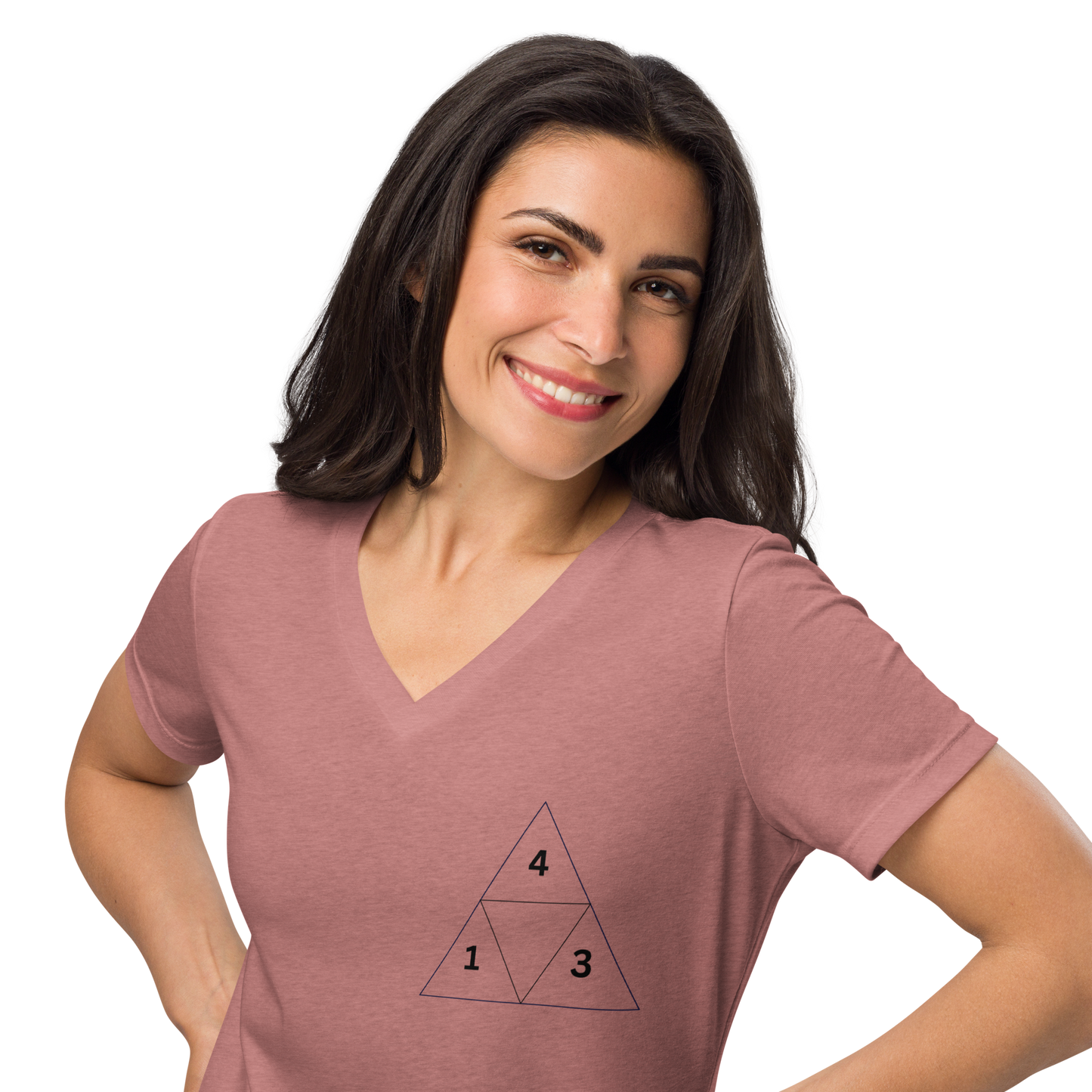 Women’s relaxed v-neck t-shirt