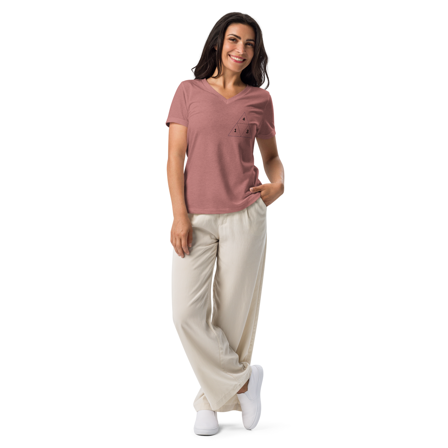 Women’s relaxed v-neck t-shirt