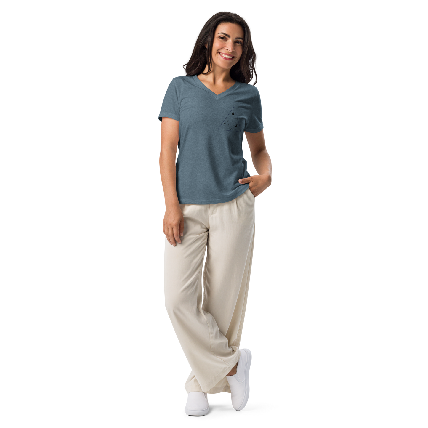 Women’s relaxed v-neck t-shirt