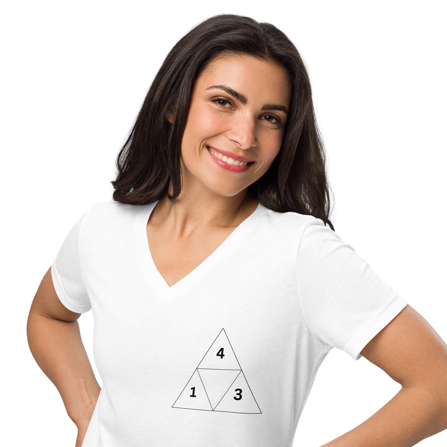 Women’s relaxed v-neck t-shirt